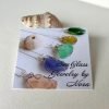 Tangerine Sea Glass Pendant with Necklace - Image 3