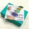 Aqua Sea Glass Earrings - Image 3