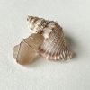 Pink Sea Glass Wired Wrapped Pendant with Necklace